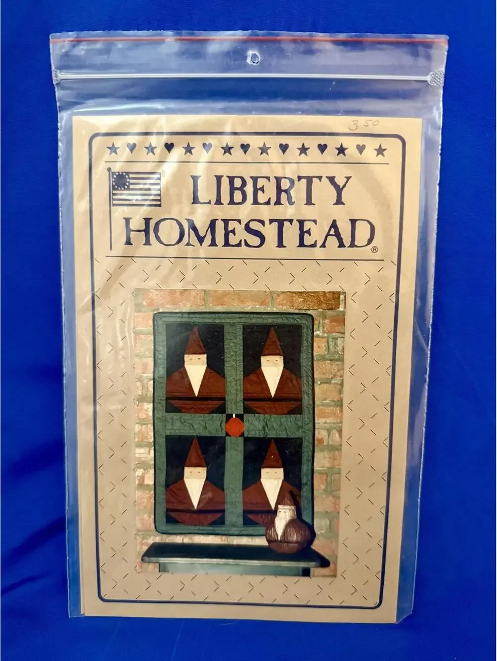 Liberty Homestead Father Christmas 1987 Quilt Pattern by Blue Whale Designs